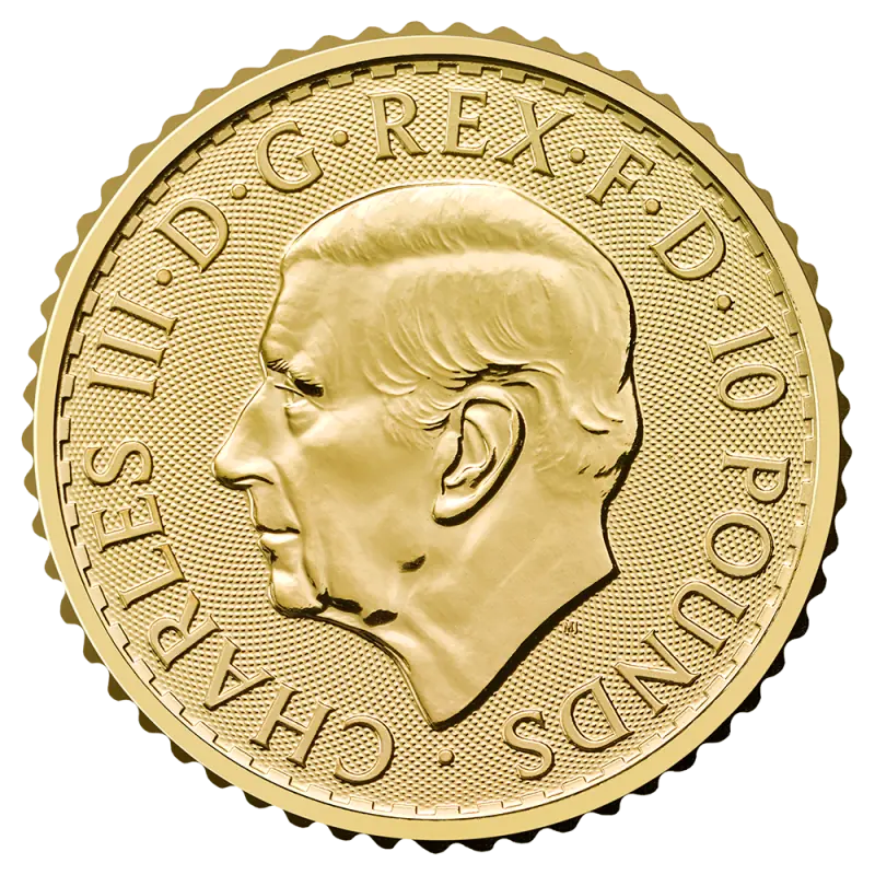 1/10 oz Britannia Charles III Gold Coin | 2026 - pilt 2