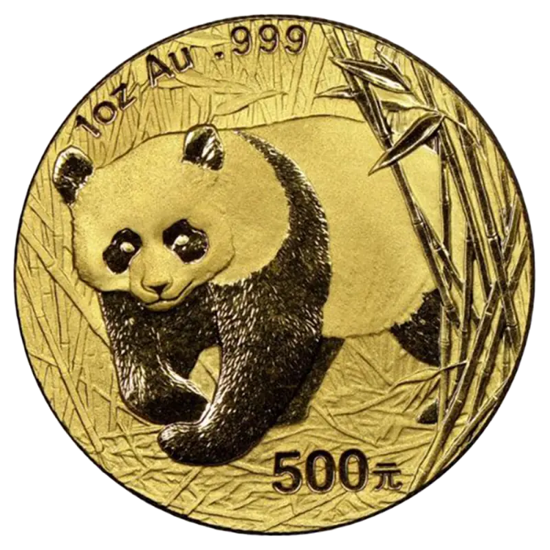 1 oz China Panda Gold Coin | 2001 - pilt 1