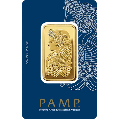 1 oz Gold Bar | PAMP Fortuna - image 1