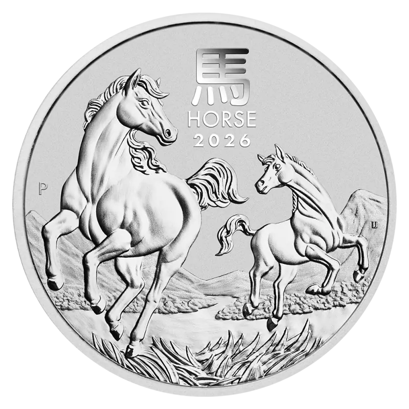1 oz Lunar III Horse Silver Coin | 2026