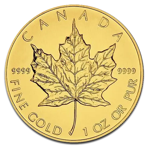 1 oz Maple Leaf | Gold | 2nd Choice | Backdated - image 1