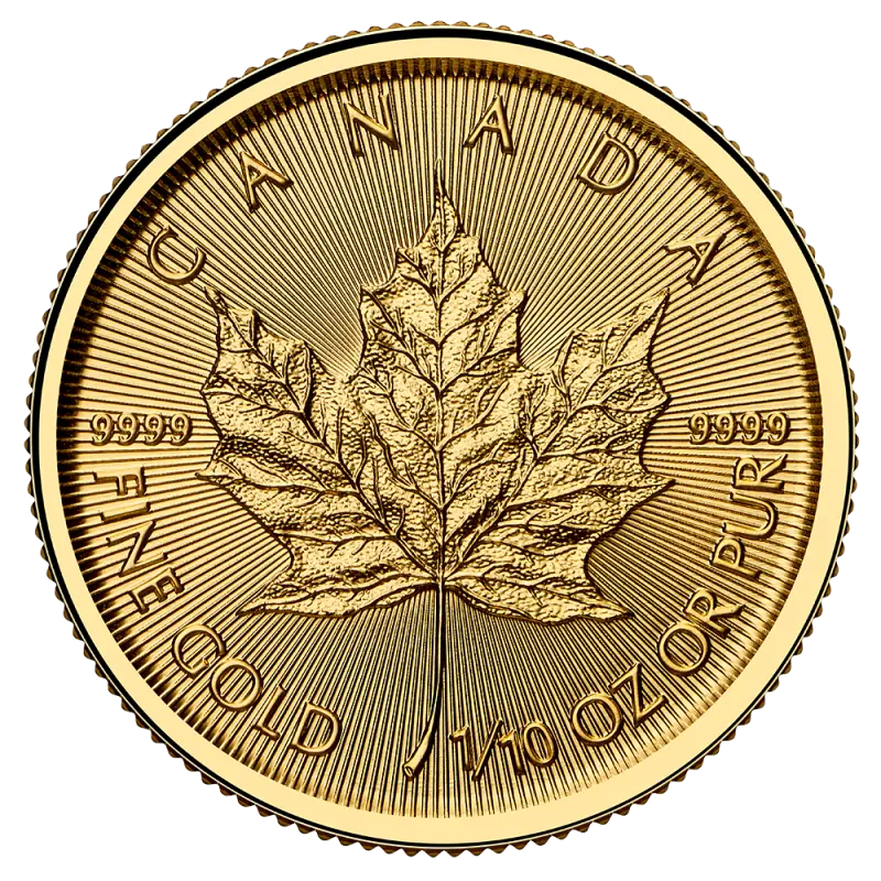 1/10 oz Maple Leaf Gold Coin | 2025 - pilt 1