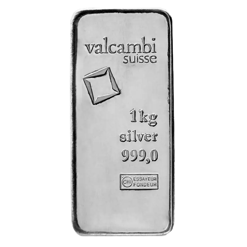 1 Kilo Silver Bar | Valcambi - pilt 1