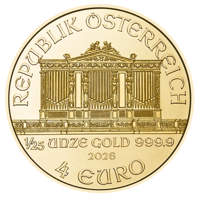 1/25 oz Vienna Philharmonic Gold Coin | 2026 - image 1