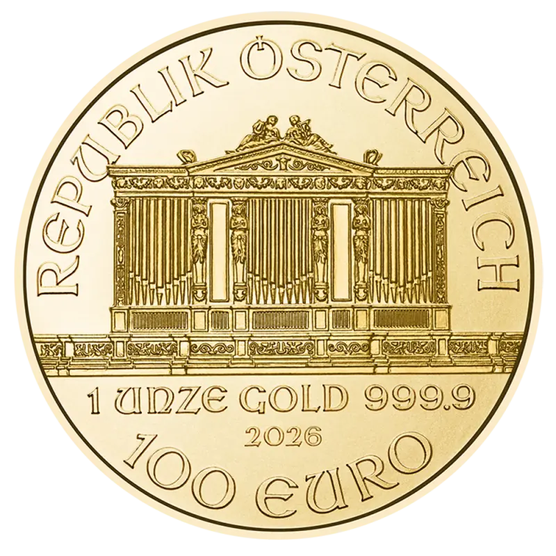 1 oz Vienna Philharmonic Gold Coin | 2026 - pilt 1
