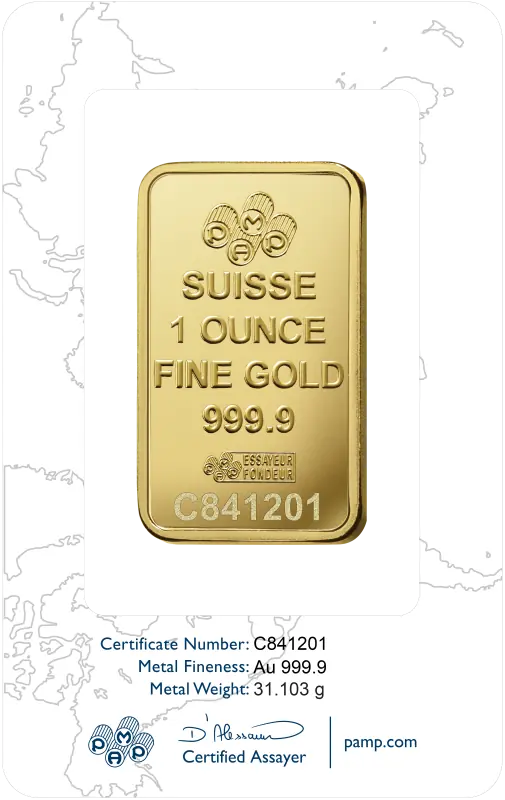 1 oz Gold Bar | PAMP Rose - pilt 2