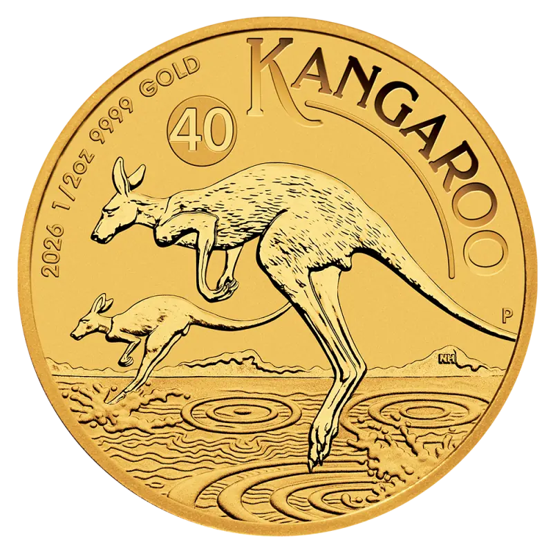 1/2 oz Kangaroo Gold Coin | 2026 - pilt 1