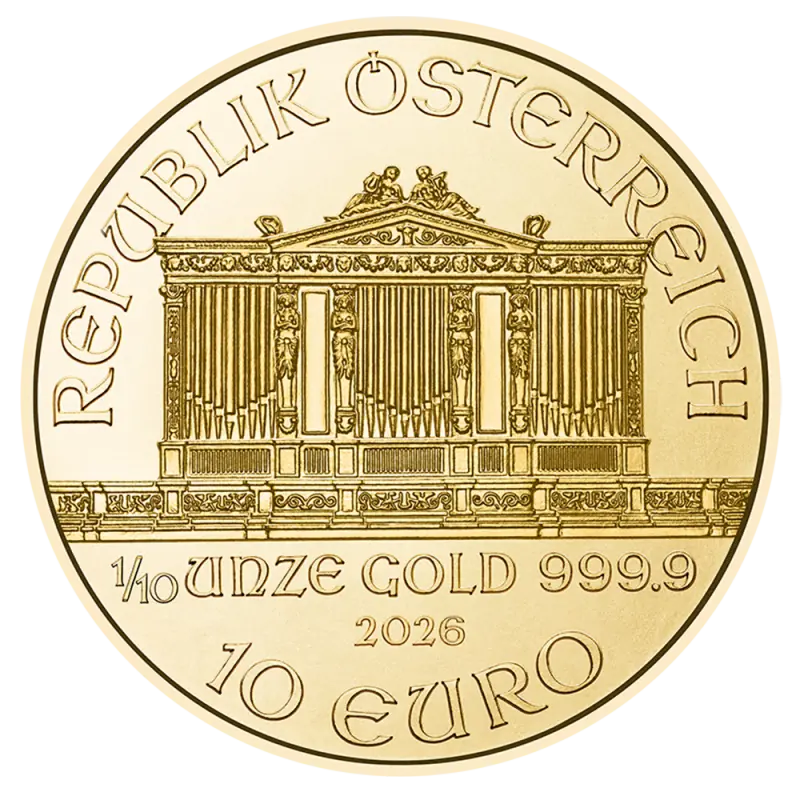 1/10 oz Vienna Philharmonic Gold Coin | 2026 - image 1