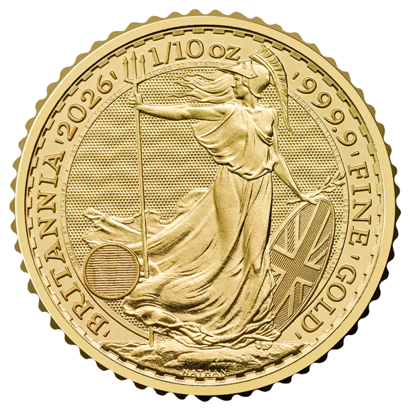 1/10 oz Britannia Charles III Gold Coin | 2026 - pilt 1