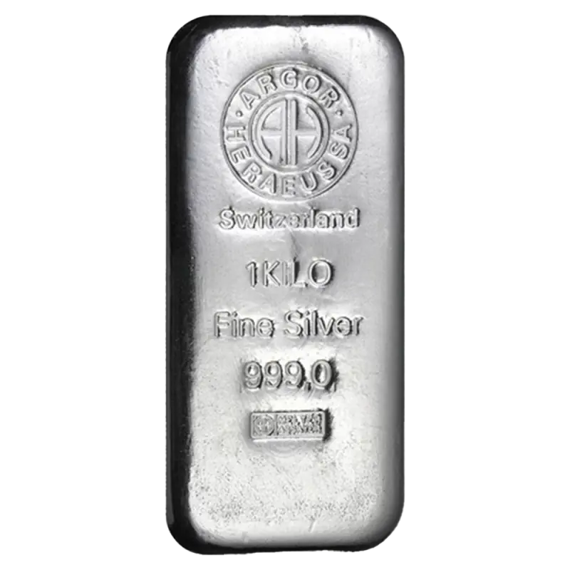 1 Kilo Silver Bar | Argor-Heraeus - pilt 1