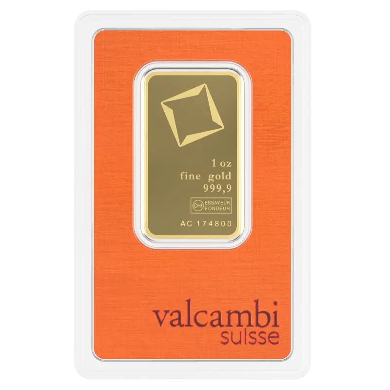 1 oz Gold Bar | Valcambi - pilt 1