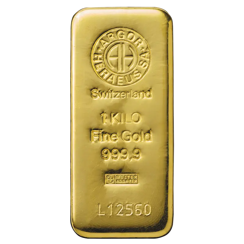 1 Kilo Gold Bar | Argor-Heraeus - pilt 1