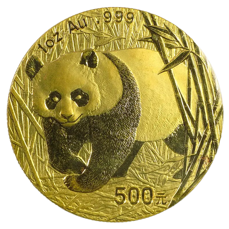 1 oz China Panda Gold Coin | 2002 - pilt 1