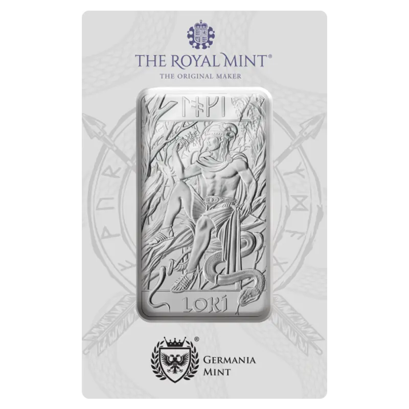 10 oz Loki Silver Bar | The Royal Mint - pilt 1