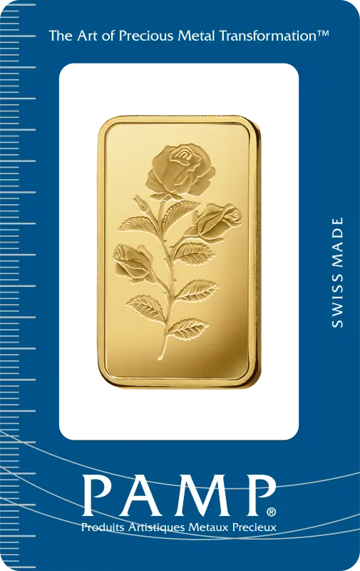 1 oz Gold Bar | PAMP Rose - pilt 1