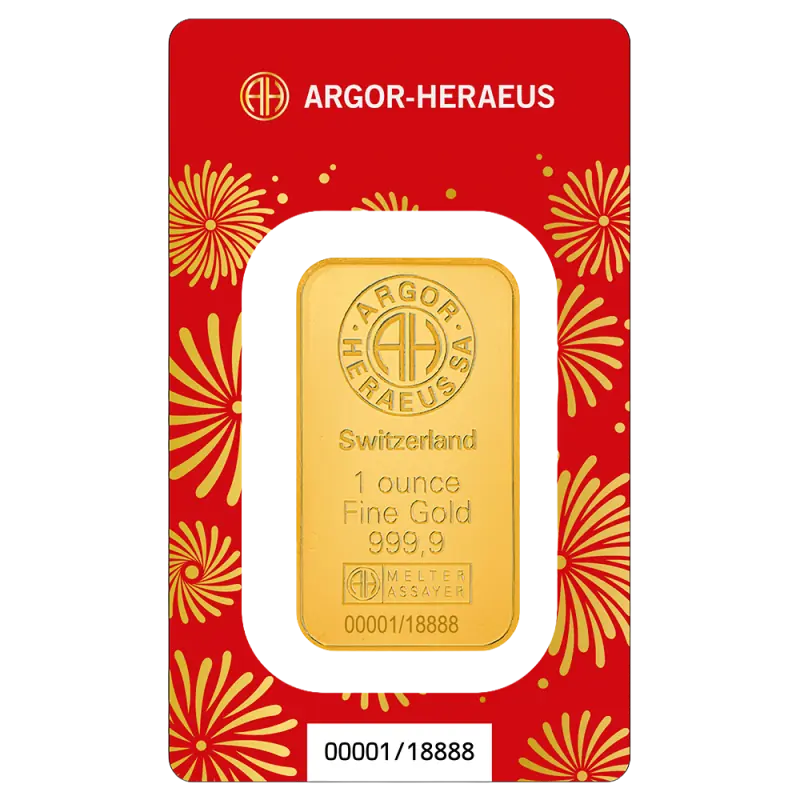 1 oz Gold Bar | Argor-Heraeus | Year Of The Horse | 2026 - pilt 1
